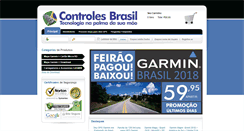 Desktop Screenshot of controlesbrasil.com.br