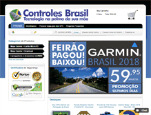Tablet Screenshot of controlesbrasil.com.br
